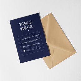 WENSKAART - Merci papa