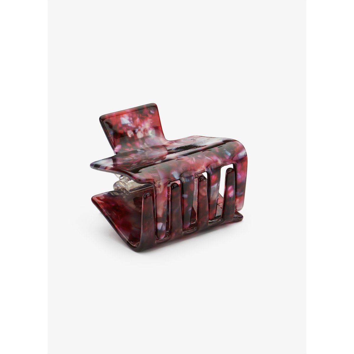 Hair clip Holly dark purple/red
