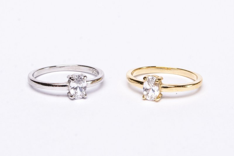 Es ist eine Steinsache | Ring | Gold Zirkonia