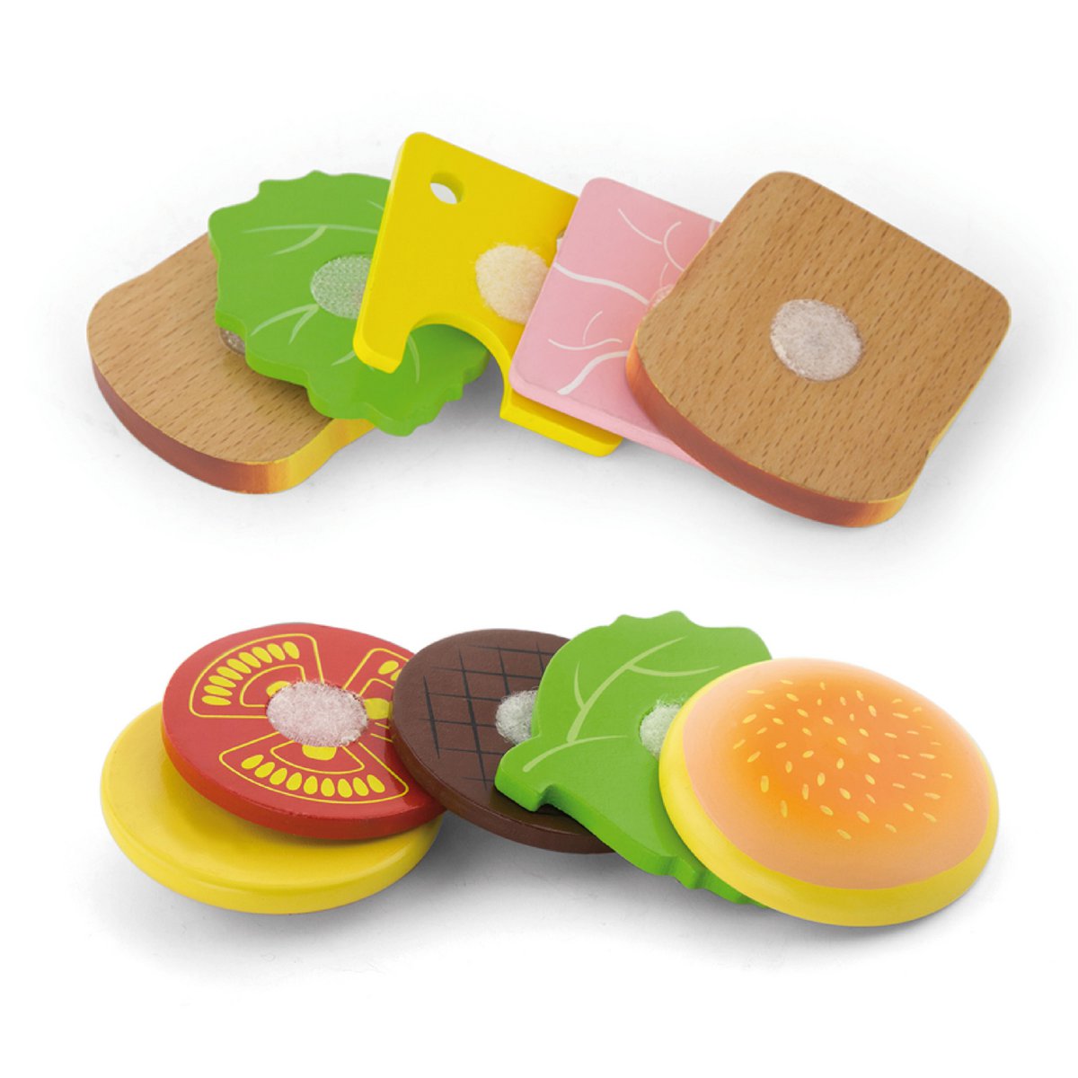Hamburger et Sandwich - set 11 pièces