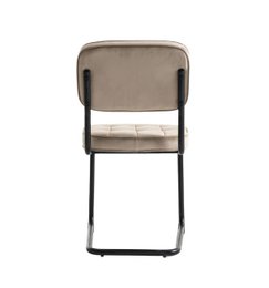 Speisesaalstühle 4 Flexa - Beige - Metalpoot - Velvet