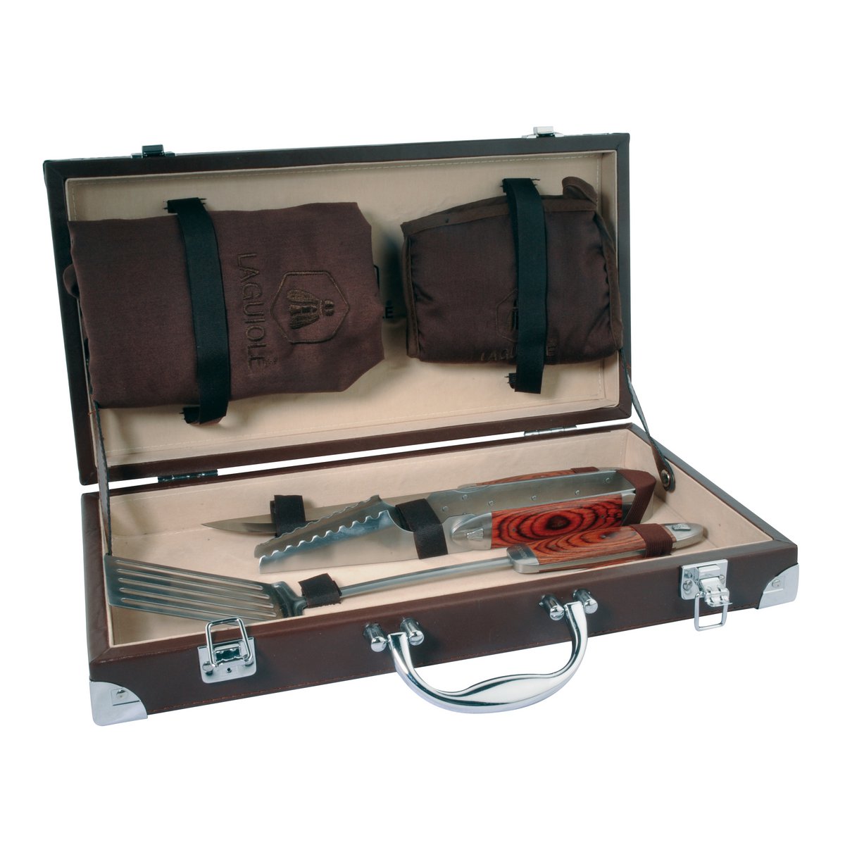 Laguiole Suitcase barbecue set
