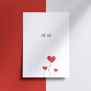 POSTKARTE - FÜR SIE