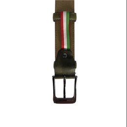Monogramm Ledergürtel | Echtes Leder | Herren & Damengürtel | 3,5 cm | 8 Farben