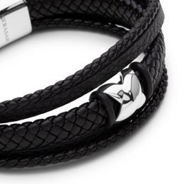 Læderarmbånd "Flake"