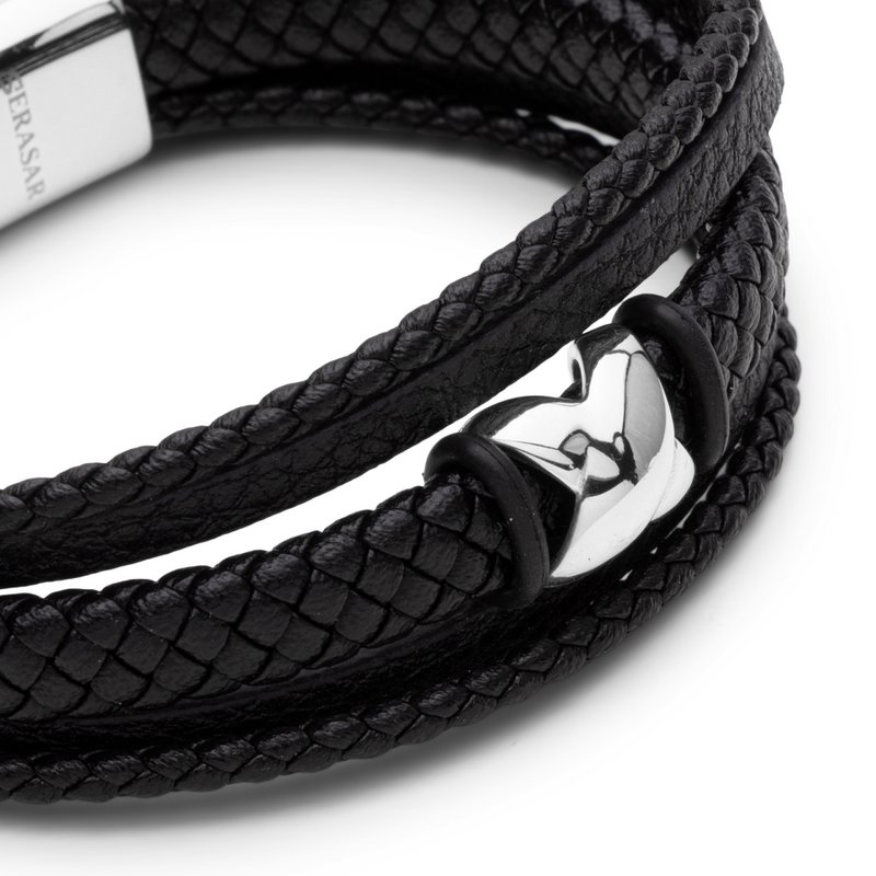 Læderarmbånd "Flake"