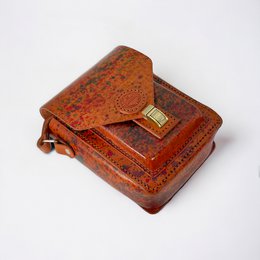 Håndlavet ægte læder Crossbody taske - Læder taske