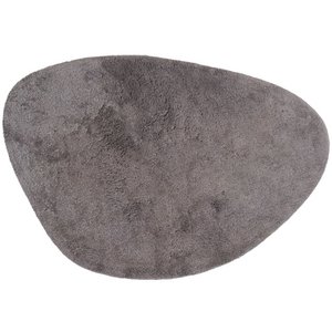 Badematte Strand – Grau 80 x 100 cm