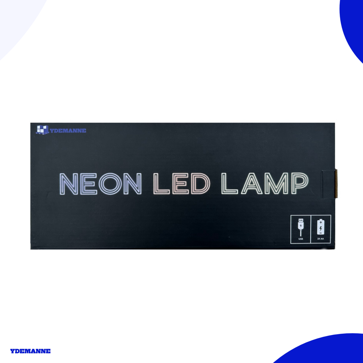 Neon Lamp - Lightning Purple - USB or Batteries - 34 x 13 cm