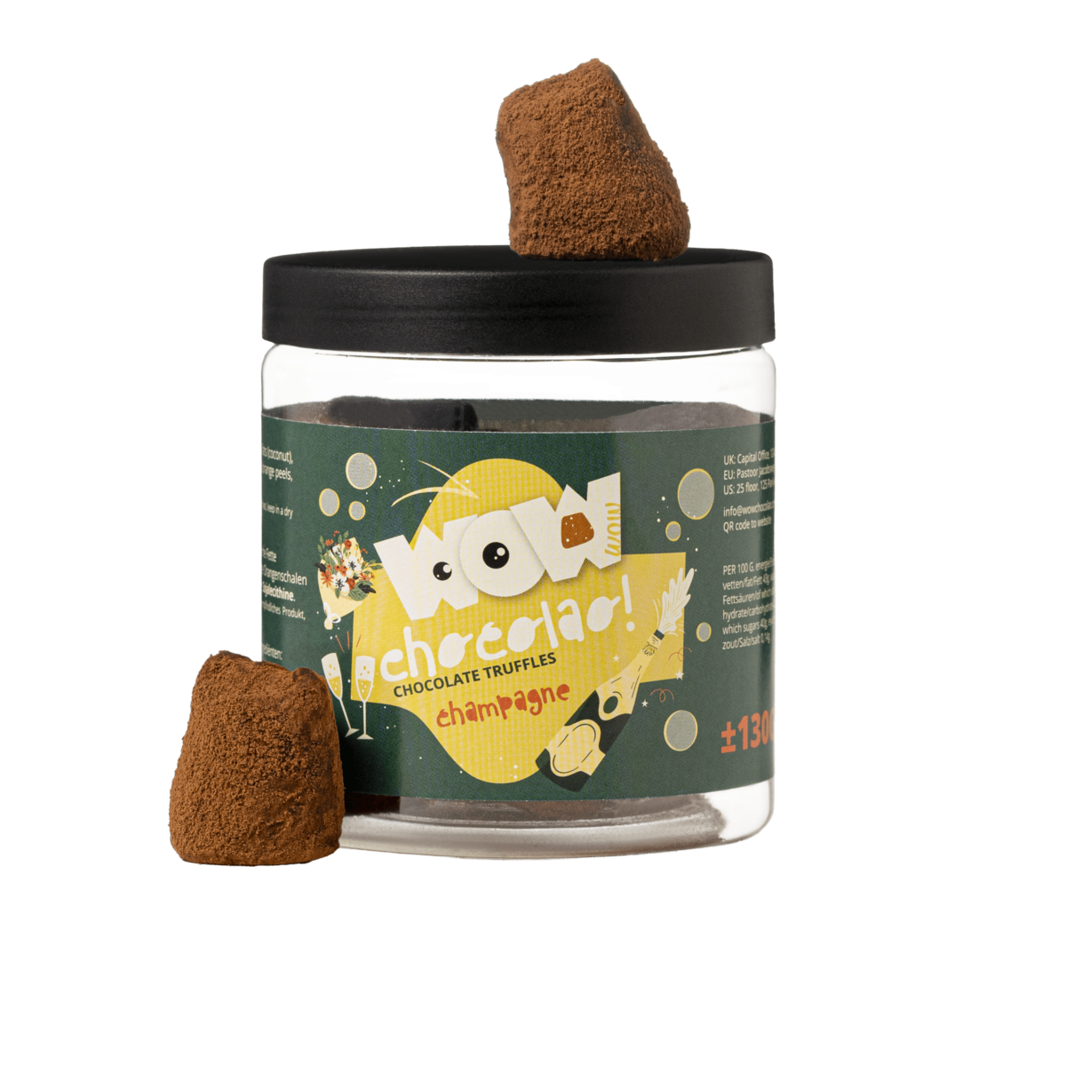 Champagne Mother’s Day Truffles Gift Jar 130g | Luxury Chocolate Gift