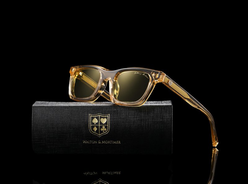 Walton & Mortimer n. 54: occhiali da sole "Inferno" Shimmer Champagne