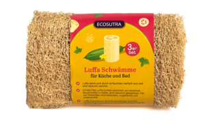 Loofah Spons/Loofah Spons - Set van 3