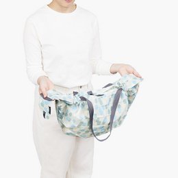 Shupatto compact foldable shopping bag size L - Hailstones (Arare)