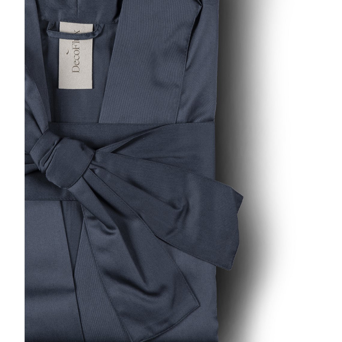 Badjas Kimono Effen Antraciet