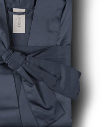 Badjas Kimono Effen Antraciet