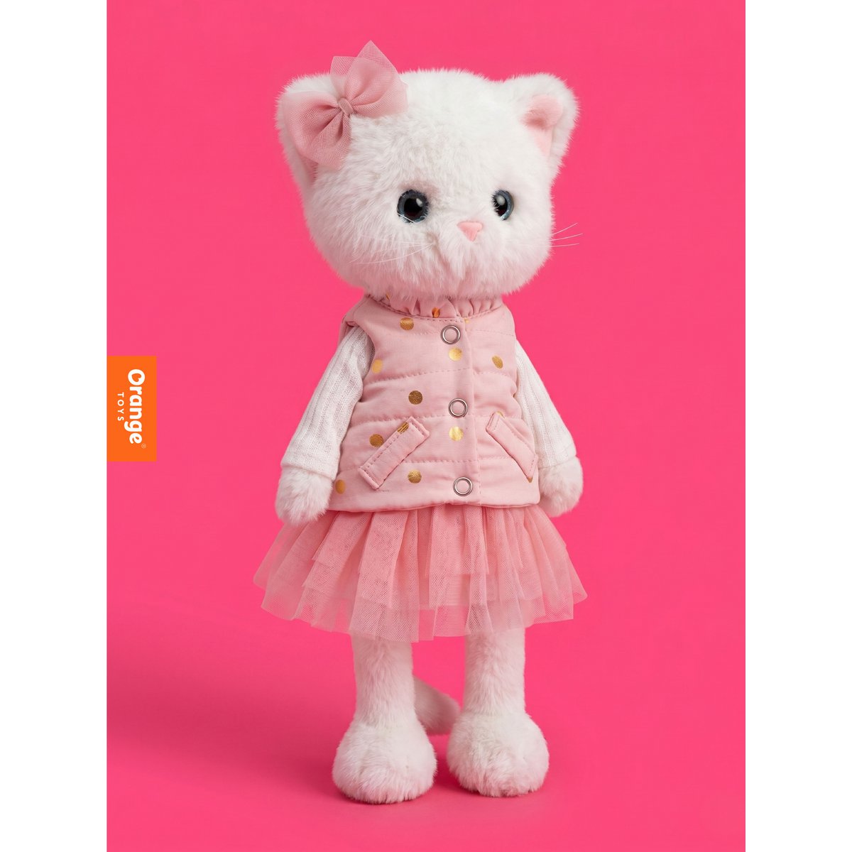 Soft toy, Lucky Kitty, Lucky Sophie: Powdery Dreams 38 cm