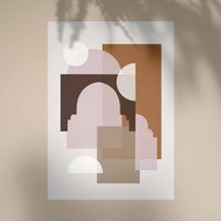 A3 Poster - Marrakech - Beige