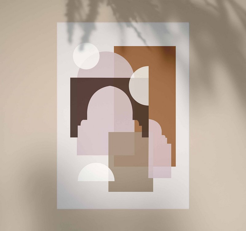 Poster A3 - Marrakech - Beige