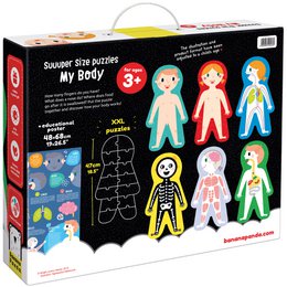 Puzzles de taille supérieure Mon corps 3+