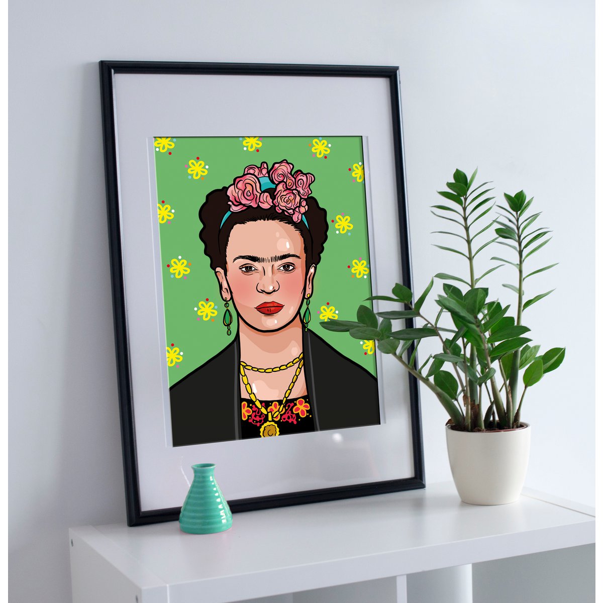 Frida A4 vægprint