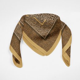 Animal Print 180*75cm 100% silk scarf