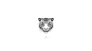 Temporary tattoo: Tiger
