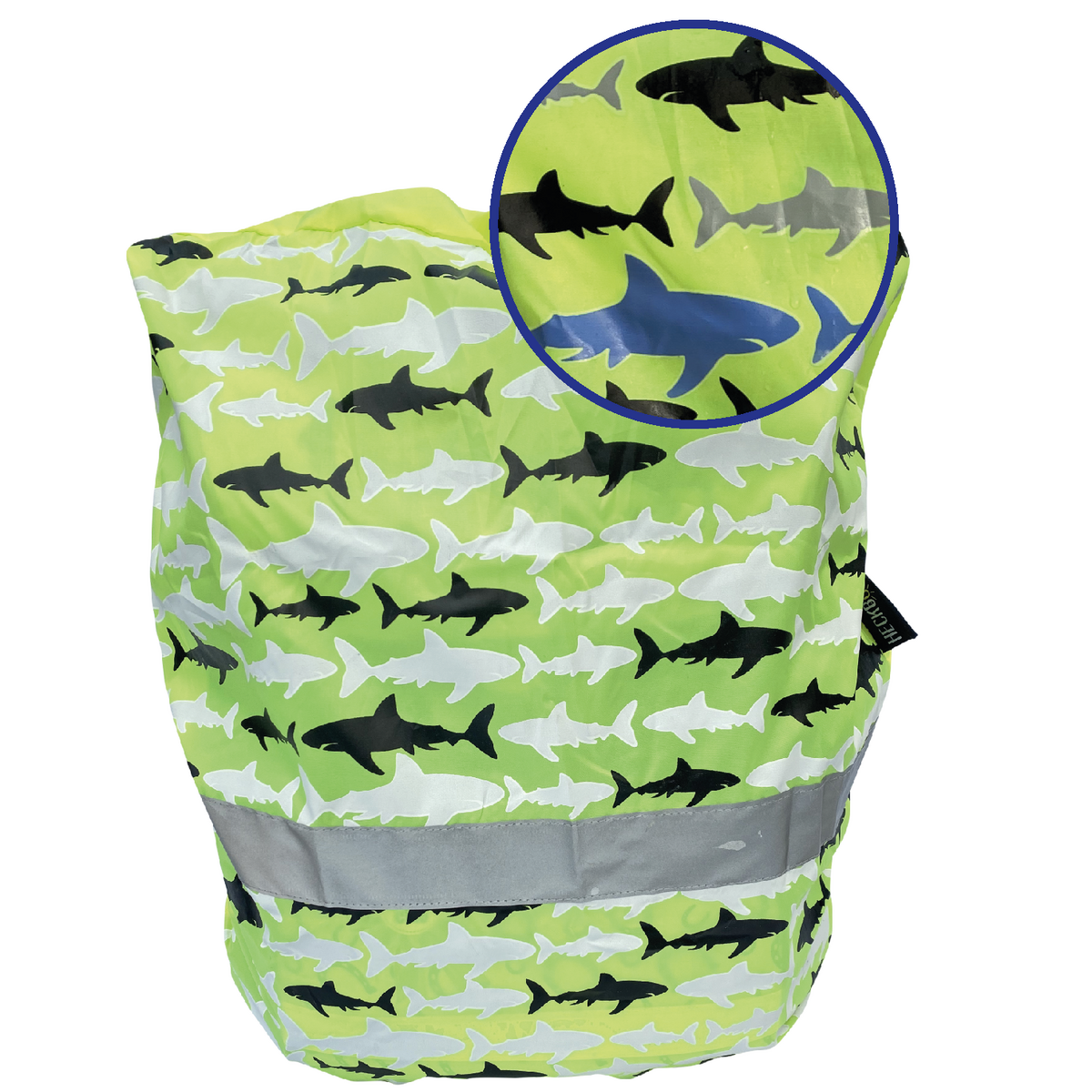 Children color change satchel protection - shark