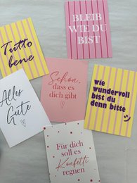 Postcard for you should rain confetti
