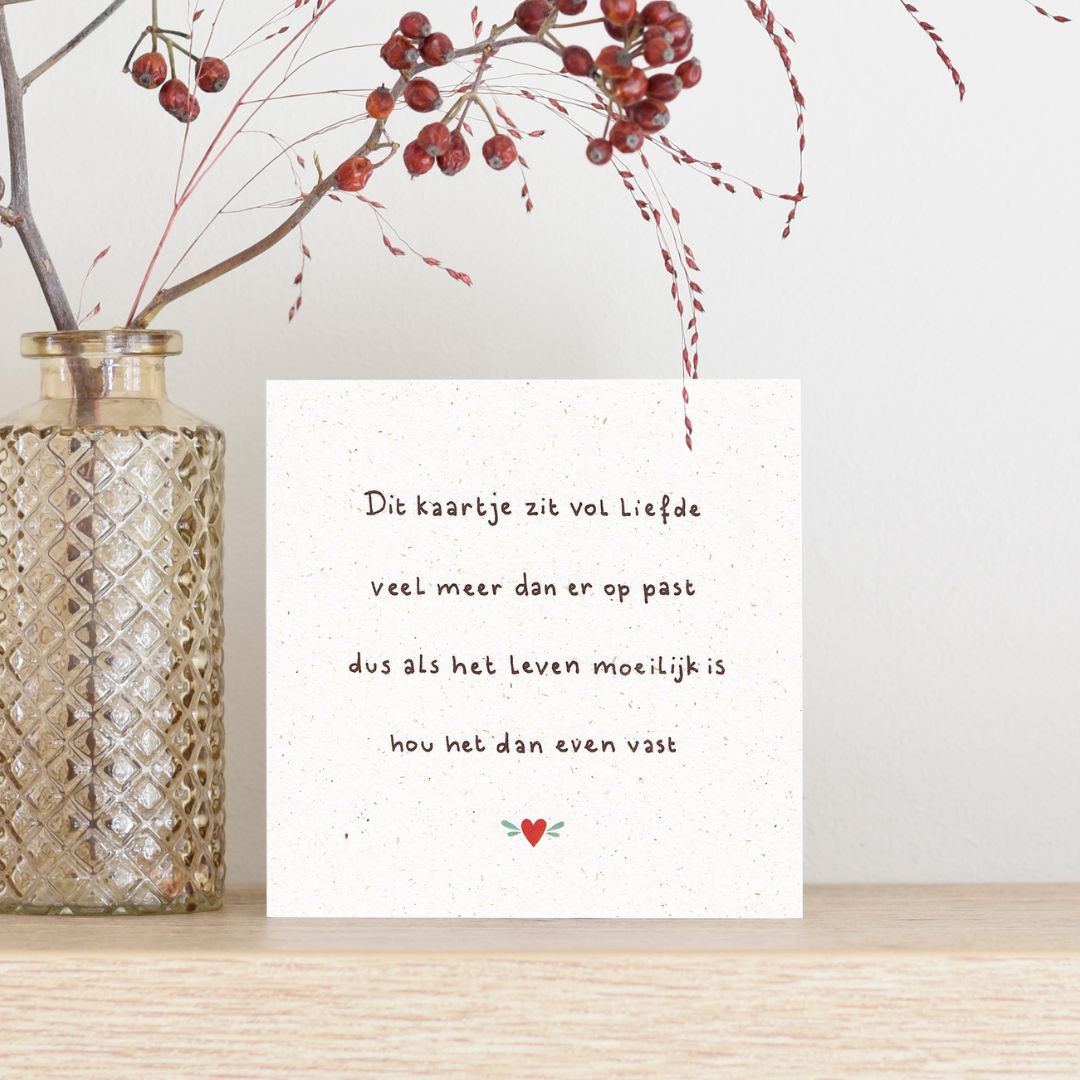 Kaart 'Vol liefde'