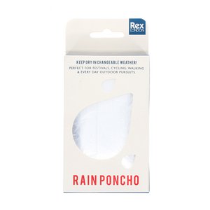 Emergency Rain Poncho - Blue Box