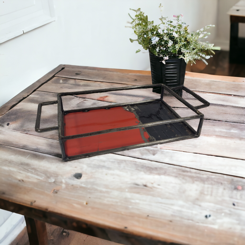 Upcycling bakje gemaakt van gerecyclede olievaten | Maat M (39*25cm) | verschillende kleuren