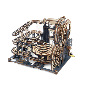 Robotime, 3D Houten Puzzel Knikkerbaan Marble Night City, LGA01, 32,5x21,4x22,8cm