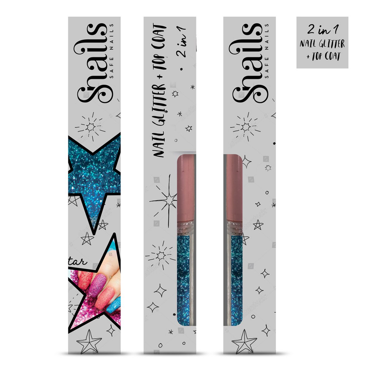 Snails - Nail Glitter 2-in-1