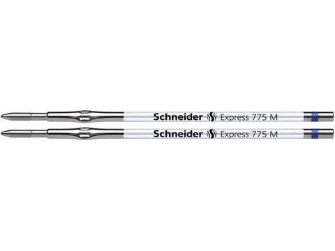 Refill Schneider Express 775 M blue on blister, 2 pcs.