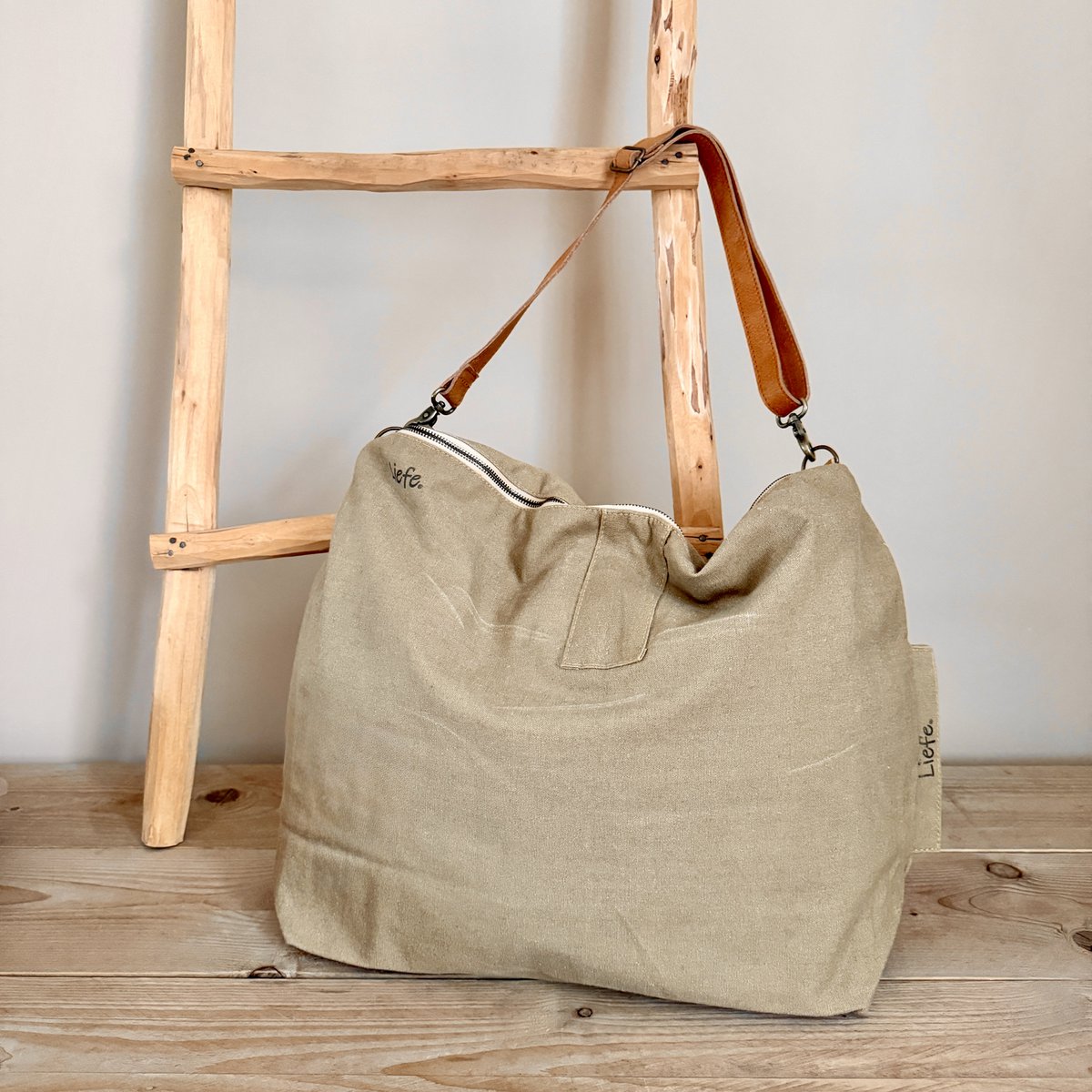 BaggyBag  (recycled cotton khaki) 