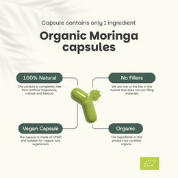 Moringa kapsler - 60 kapsler