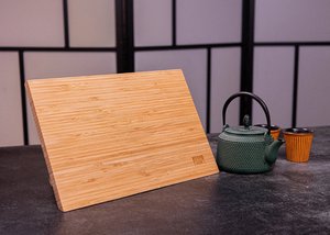 Küchenzubehör - KOTAI magnetischer Bambus-Messerhalter (faltbar) - 30 x 22 cm