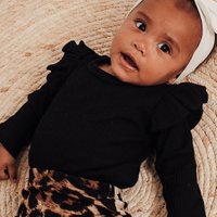 Ravies - Ruffle Romper - Black