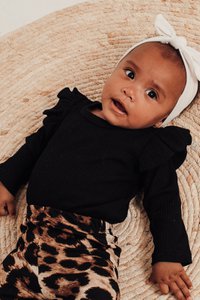 Ravies - Ruffle Romper - Schwarz