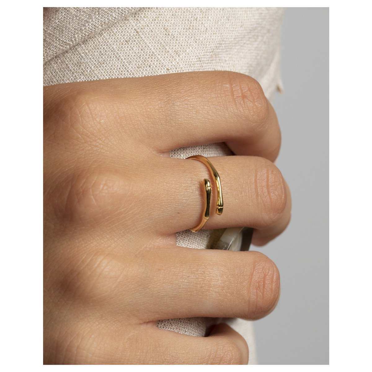 anillo de bambú