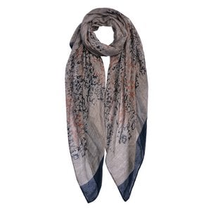 Sjaal 70x180 cm blauw