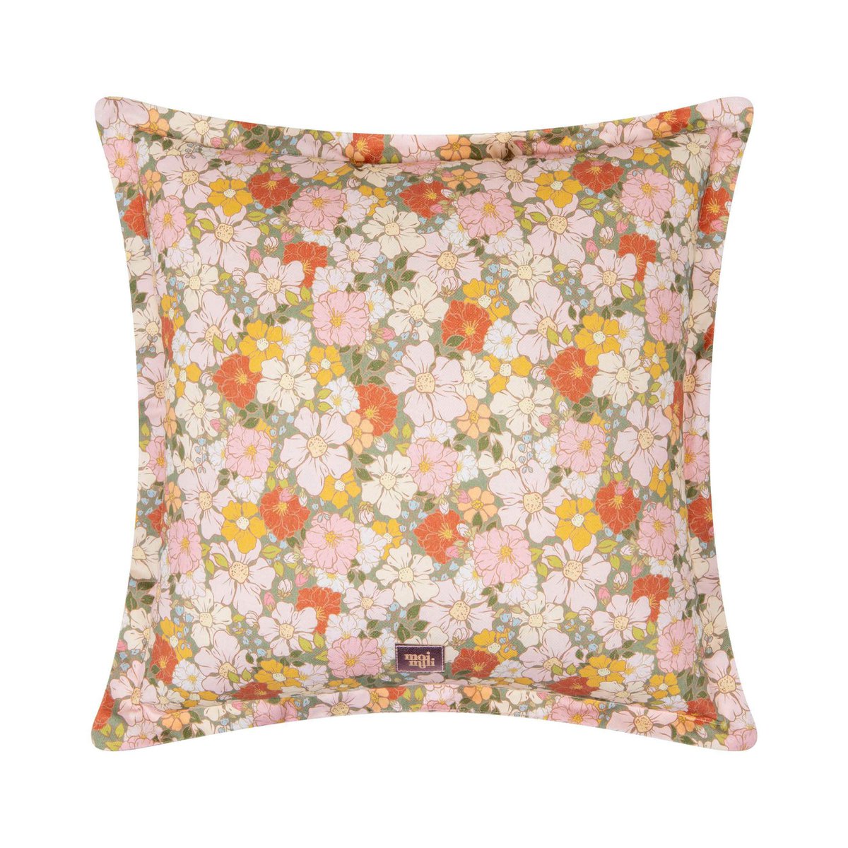 Coussin carré "Jardin vert"