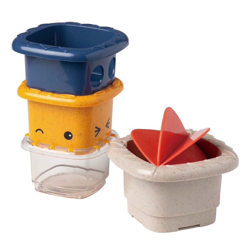 Tolo Bio Bath Toys Stapelbekers 4 pieces