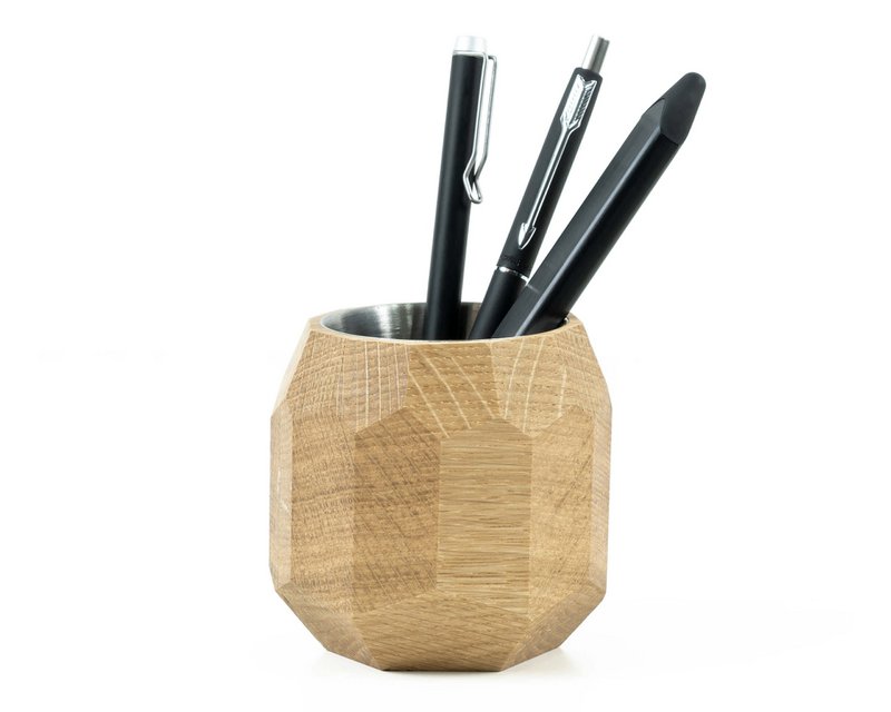 Porte-stylo géométrique