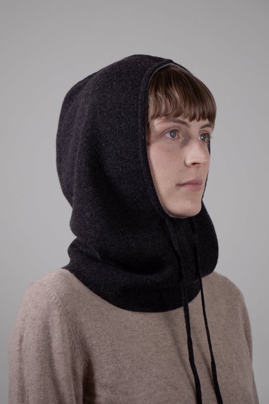 Dobbelt-sidet-100% cashmere 2-side-udøvet balaclava