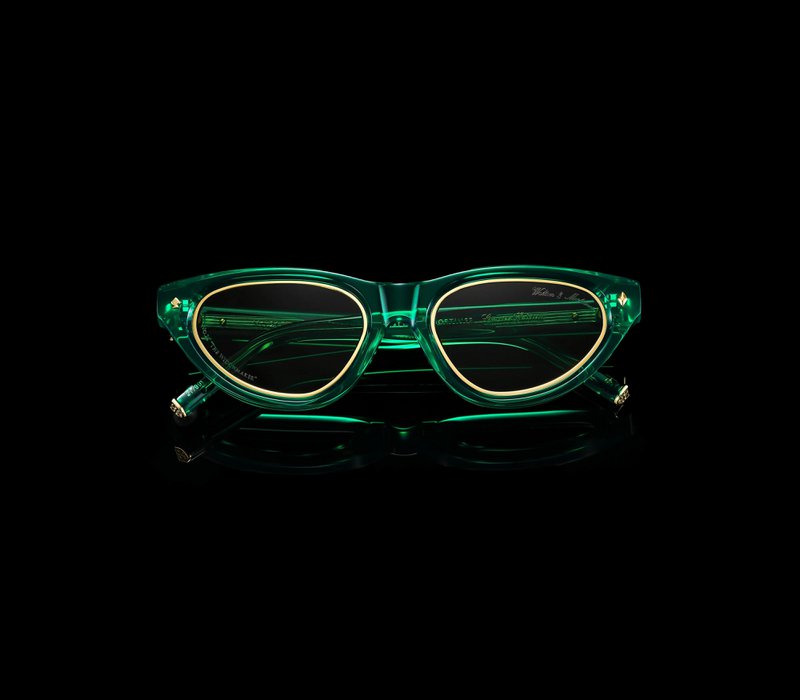 Walton & Mortimer nr. 21 “Enkeproducenten” Poison Green Limited Edition solbriller