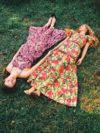 Zafira gele bloemenprint top