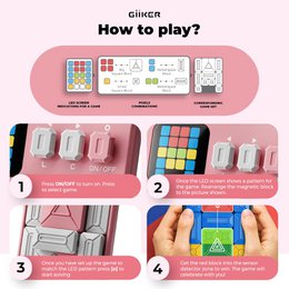 GiiKER Super Slide Puzzle Game, ROSA