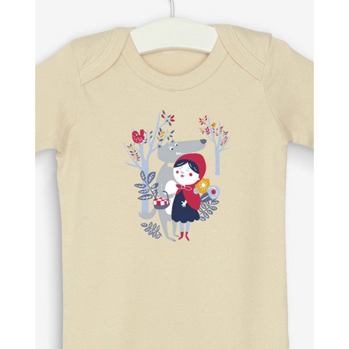 Pyjama naturel Chaperon Rouge 100% coton bio certifié OEKO-TEX