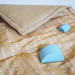 NEPO CARAMEL bohemian print baby rest mat